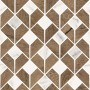 SANT'AGOSTINO CERAMICHE TIMEWOOD FLIP BROWN 29X29 MOSAÏQUE