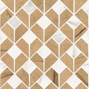 SANT'AGOSTINO CERAMICHE TIMEWOOD FLIP NATUREL 29X29 MOSAÏQUE