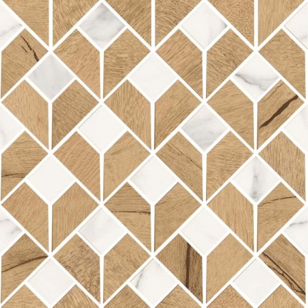 SANT'AGOSTINO CERAMICHE TIMEWOOD FLIP NATUREL 29X29 MOSAÏQUE