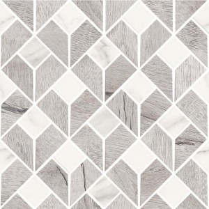 SANT'AGOSTINO CERAMICHE TIMEWOOD FLIP GRIS 29X29 MOSAÏQUE