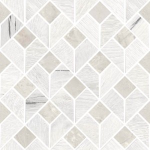 SANT'AGOSTINO CERAMICHE TIMEWOOD FLIP WHITE 29X29 MOSAÏQUE