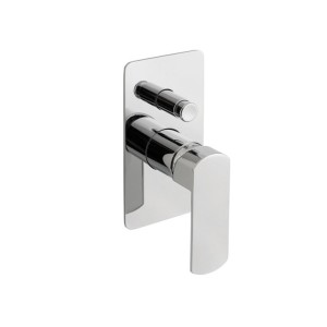 EURORAMA ROBINET DE DOUCHE ENCASTRÉ 2 VOIES AVEC DÉVIATEUR