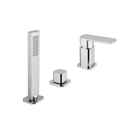 EURORAMA SON SET 3 TROUS BORD DE BAIGNOIRE 2 VOIES ET PULVÉRISATEUR