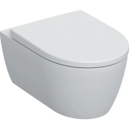 GEBERIT ICONE WC MURAL RIMFREE AVEC ABATTANT SLIM SOFT CLOSE