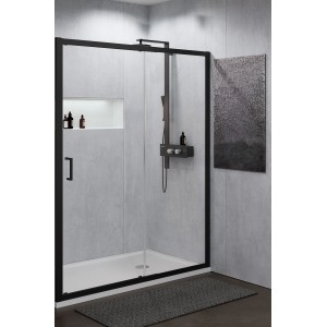 NOVELLINI ZEPHYROS 2.0 2P NICHE 1 PORTE COULISSANTE + 1 FIXE