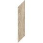 SANT'AGOSTINO CERAMICHE SUNWOOD CHEVRON AMANDE NATUREL 9.4X49 RECTIFIÉ - 9MM