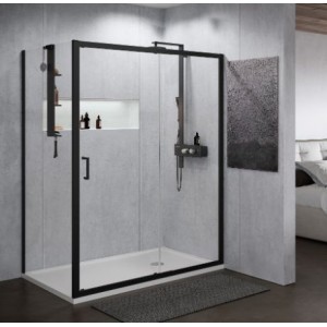 NOVELLINI ZEPHYROS 2.0 2P+F - 1 PORTE COULISSANTE + 1 CÔTÉ FIXE