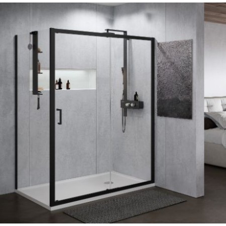 NOVELLINI ZEPHYROS 2.0 2P+F - 1 PORTE COULISSANTE + 1 CÔTÉ FIXE
