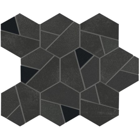 ATLAS CONCORDE BOOST TARMAC MOSAÏQUE HEX NOIR 25X28.5