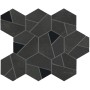 ATLAS CONCORDE BOOST TARMAC MOSAÏQUE HEX NOIR 25X28.5