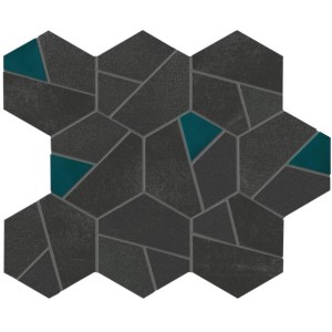 ATLAS CONCORDE BOOST TARMAC MOSAÏQUE HEX JADE 25X28.5