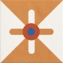 MUTINA MARGHERITA PRINTEMPS TERRACOTTE 20,5x20,5