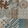 MUTINA COMBINAISON AZULEJ GRIS 20X20 RETT