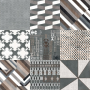 MUTINA COMBINAISON AZULEJ NOIR 20X20 RETT