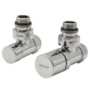 IRSAP KIT DE VANNES ET DE DÉTENDEURS DE 1/2 CHROME
