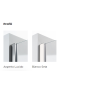 ARBLU PERSEO NICCHIA 2 PORTES COULISSANTES
