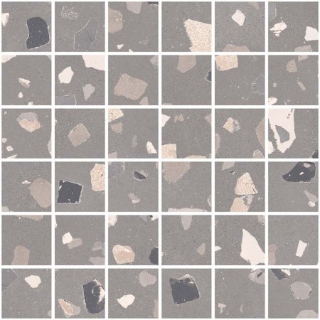 SANT'AGOSTINO CERAMICHE DECONCRETE MOSAÏQUE DE GRIS MOYEN 30X30