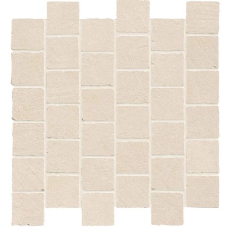 ATLAS CONCORDE BOOST NATURAL KAOLIN MATT MOSAÏQUE TUMBLÉ 31X31