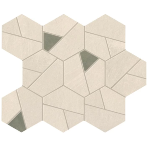 ATLAS CONCORDE BOOST PRO IVOIRE MOSAÏQUE HEX OLIVE 25X28.5