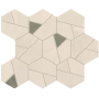 ATLAS CONCORDE BOOST PRO IVOIRE MOSAÏQUE HEX OLIVE 25X28.5