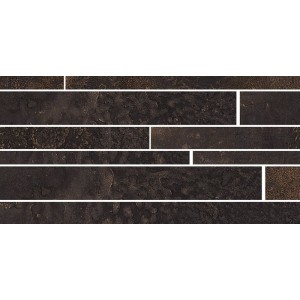 SANT'AGOSTINO CERAMICHE OXIDART MURETTO NOIR NATUREL 22.5X45 RÉCTIFIÉ