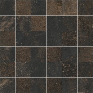 SANT'AGOSTINO CERAMICHE OXIDART MOSAÏQUE NOIRE NATUREL 30X30 RECTIFIÉ