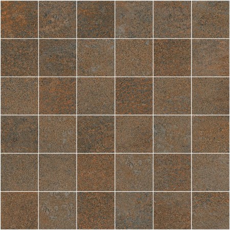 SANT'AGOSTINO CERAMICHE OXIDART MOSAÏQUE CUIVRE NATUREL 30X30 RECTIFIÉ