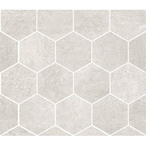 SANT'AGOSTINO CERAMICHE OXIDART HEXAGON SILVER NATUREL 26X30 RETTIFIE
