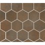 SANT'AGOSTINO CERAMICHE OXIDART HEXAGON COPPER NATUREL 26X30 RECTIFIÉ