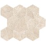 ATLAS CONCORDE BOOST STONE IVOIRE MOSAÏQUE HEX 25X28.5