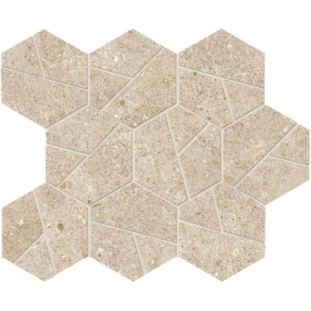ATLAS CONCORDE BOOST STONE CRÈME MOSAÏQUE HEX 25X28.5