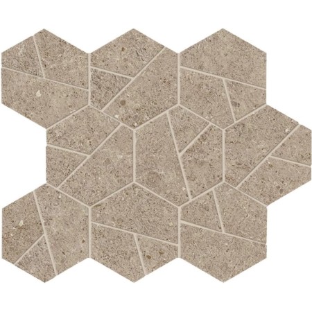 ATLAS CONCORDE BOOST STONE ARGILE MOSAÏQUE HEX 25X28.5