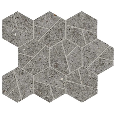 ATLAS CONCORDE BOOST STONE SMOKE MOSAÏQUE HEX 25X28.5