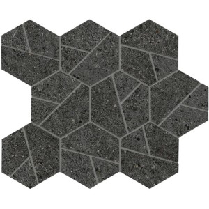 ATLAS CONCORDE BOOST STONE TARMAC MOSAÏQUE HEX 25X28.5