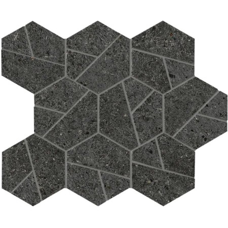 ATLAS CONCORDE BOOST STONE TARMAC MOSAÏQUE HEX 25X28.5