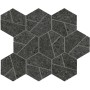 ATLAS CONCORDE BOOST STONE TARMAC MOSAÏQUE HEX 25X28.5