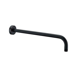 PAFFONI BRAS DE DOUCHE ROND L. 40CM NOIR MAT