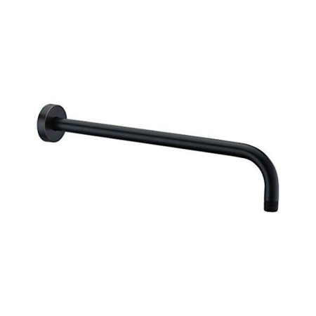 PAFFONI BRAS DE DOUCHE ROND L. 40CM NOIR MAT