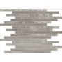 TUSCANIA CERAMICA LES ALLOYS MOSAÏQUE ASYMÉTRIQUE PLATINE 30X30
