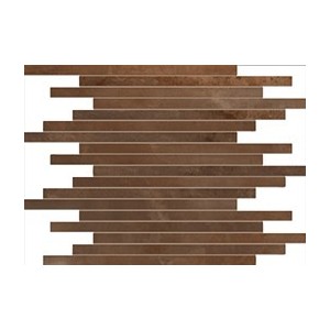 TUSCANIA CERAMICA LES ALLOYS MOSAÏQUE ASYMÉTRIQUE BRONZE 30X30