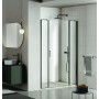 AGHA SELFIE 1 PORTE BATTANTES + CÔTÉ FIXE NICHE H 200 CM ÉPAISSEUR 6MM