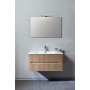 FISSORE.com COMPOSITION MOBILE EN FRÊNE L. 90 CM P. 46 CM H. 45 CM AVEC MIROIR ET SPOT.