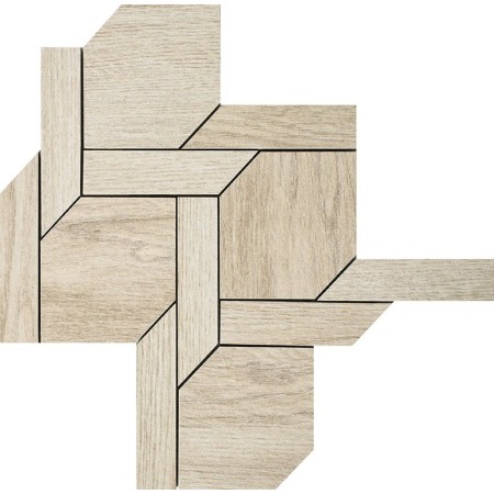 TUSCANIA CERAMICA FJORD MOSAÏQUE NORGE VIT 36X32,5