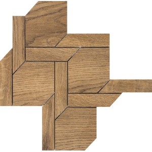 TUSCANIA CERAMICA FJORD MOSAÏQUE NORGE BRUN 36X32,5
