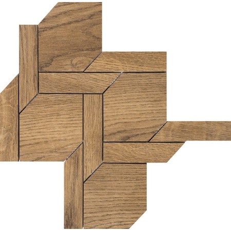 TUSCANIA CERAMICA FJORD MOSAÏQUE NORGE BRUN 36X32,5