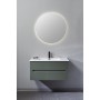FISSORE.com COMPOSITION MOBILE VERT MATT L. 90 CM P. 46 CM H. 45 CM AVEC MIROIR ET SPOT