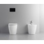 FISSORE.com ENSEMBLE DE VOLANT VASQUE + BIDET MURAL SANS BRIDE COMPRENANT UN SIÈGE SOFT CLOSE