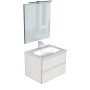 COMPAB B-GO COMPOSITION FINITION IGLOO L. 70 CM P. 50 CM H. 50 CM - COMPLET AVEC MIROIR ET SPOT