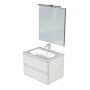 COMPAB B-GO COMPOSITION FINITION IGLOO L. 70 CM P. 50 CM H. 50 CM - COMPLET AVEC MIROIR ET SPOT