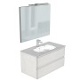 COMPAB B-GO COMPOSITION FINITION IGLOO L. 95 CM P. 50 CM H. 50 CM - COMPLET AVEC MIROIR ET SPOT